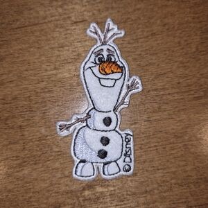 New Disney Olaf Embroidered Iron On Patch